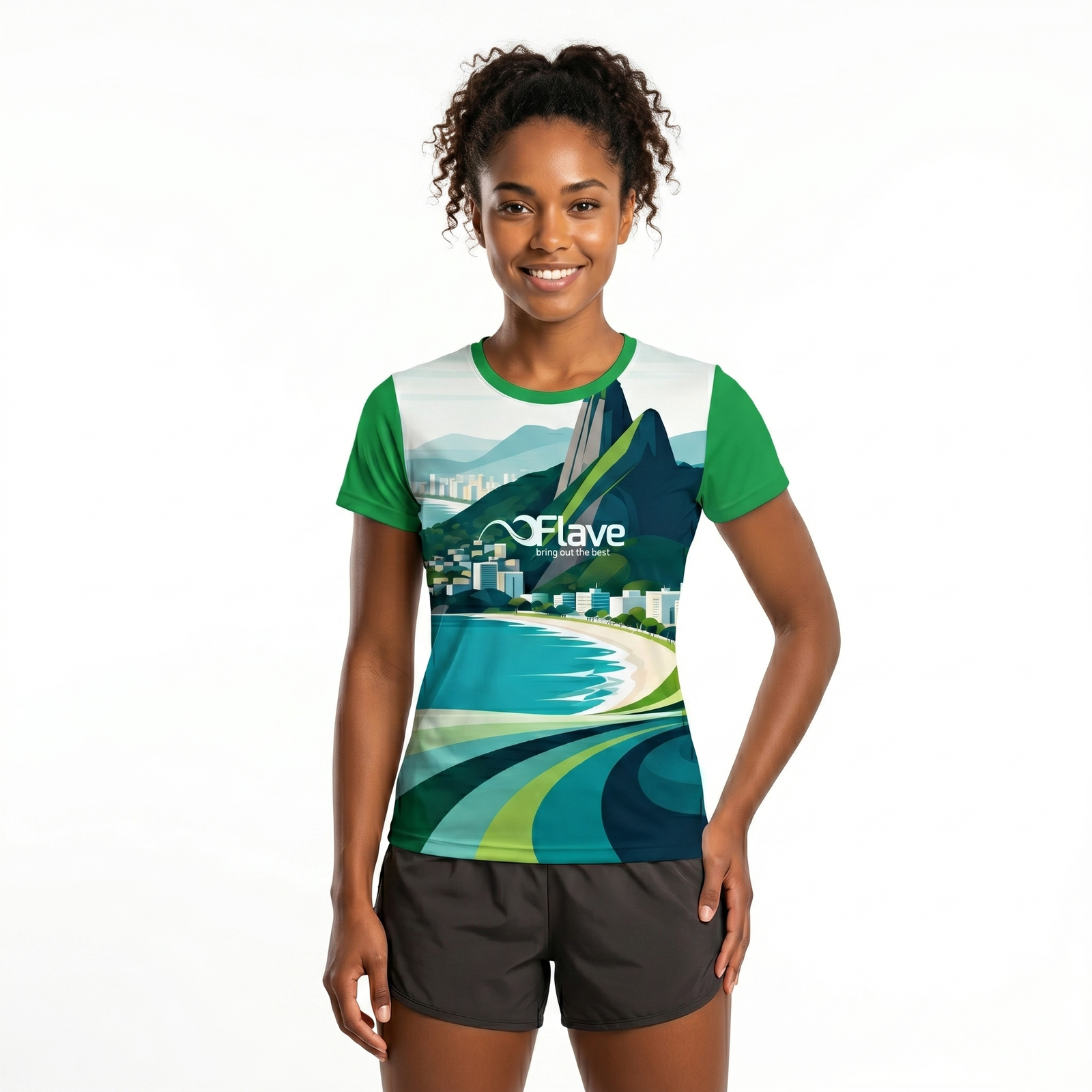 Rio Brazil FLAVE branded sportswear
