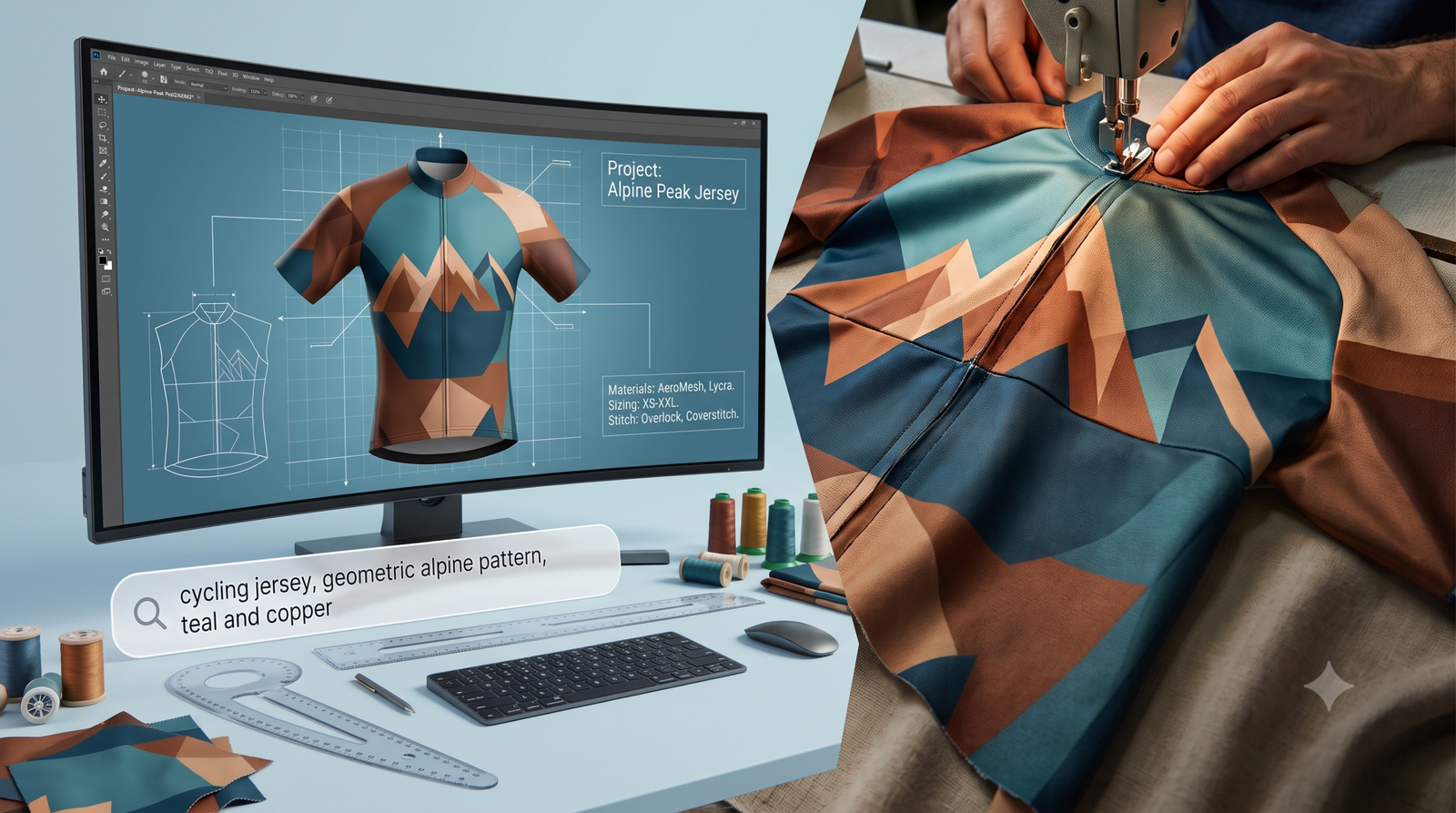 Seven Factories. One Prompt. Seven Jerseys.